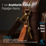 Papağan Kanca 10 mm Badem Kanca - Yaylı Döner Kanca A 579