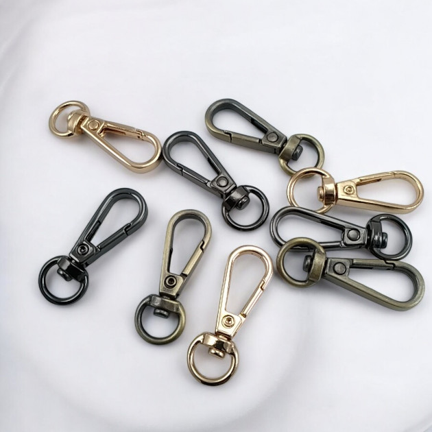 Parrot Hook 10 mm Almond Hook - Spring Swivel Hook A 579