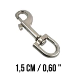 15 mm Gemici Kanca - Tasma Kancası - Yaylı Döner Kanca A 588