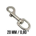 Tasma Kancası 20 mm Gemici Kanca - Yaylı Döner Kanca A 589