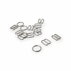 Sütyen Toka Seti 8 mm Askı Ayar Tokası - Kancası ve Halkası AK00080