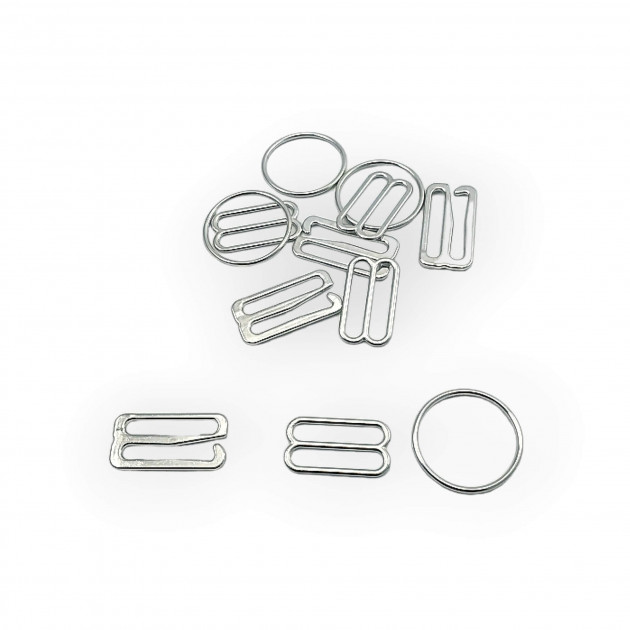 2 cm Hook Clasp Ring and Strap Adjustment Buckle Set of 3 AK00200 2 cm Hook Clasp Ring and Strap Adjustment Buckle Set of 3 AK00200