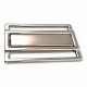 3 cm Luxury Metal Buckle with Snap - Mirrored Snap Buckle A 496