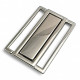 3 cm Luxury Metal Buckle with Snap - Mirrored Snap Buckle A 496