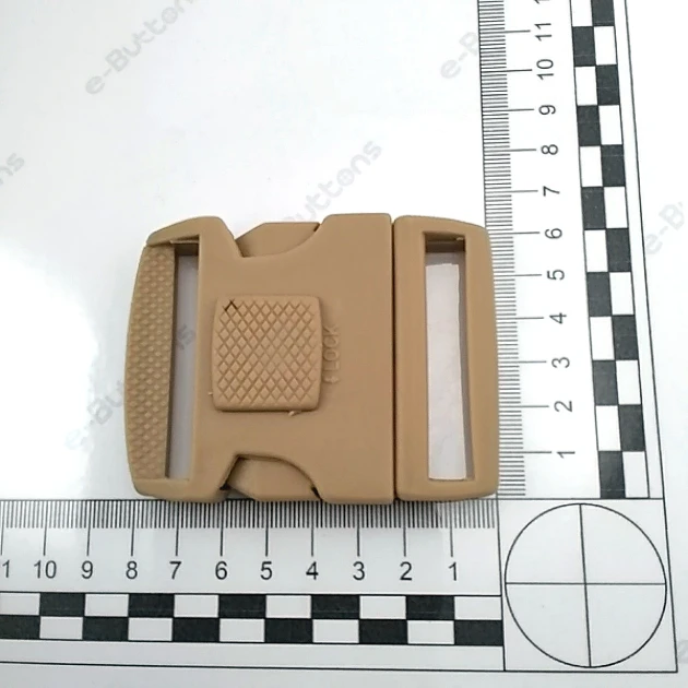 5 cm Bandolier Buckle Snap Top Lock Plastic Buckle A000PL5