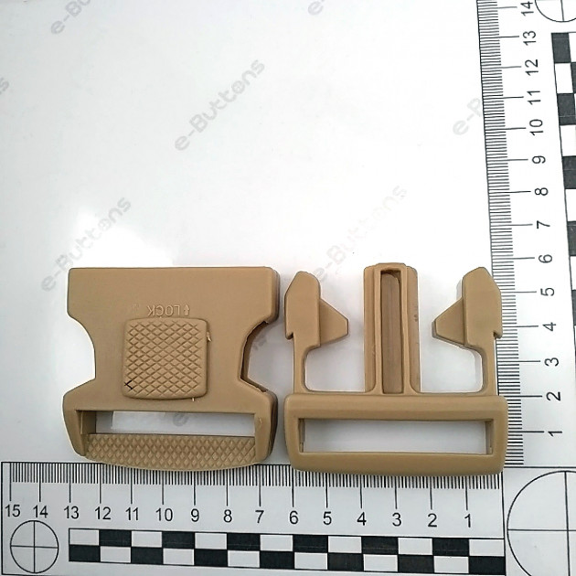 5 cm Bandolier Buckle Snap Top Lock Plastic Buckle A000PL5