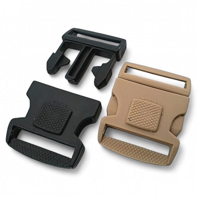 5 cm Bandolier Buckle Snap Top Lock Plastic Buckle A000PL5