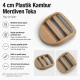 4 cm Plastic Hump Buckle for Bag Strap Adjustment - Durable and Stylish Ladder Buckle