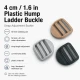 4 cm Plastic Hump Buckle for Bag Strap Adjustment - Durable and Stylish Ladder Buckle