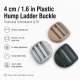 4 cm Plastic Hump Buckle for Bag Strap Adjustment - Durable and Stylish Ladder Buckle