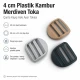 4 cm Plastic Hump Buckle for Bag Strap Adjustment - Durable and Stylish Ladder Buckle
