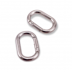 Oval Spring Ring 12 mm Key Chain Ring - Clamp A 459
