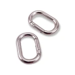 Oval Spring Ring 12 mm Key Chain Ring - Clamp A 459