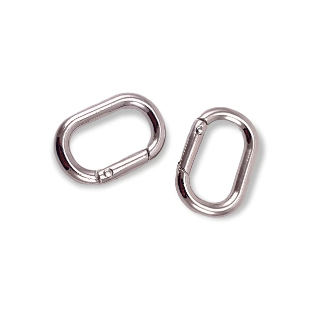 Oval Spring Ring 12 mm Key Chain Ring - Clamp A 459