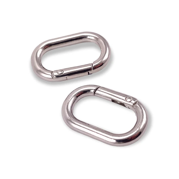 Oval Spring Ring 12 mm Key Chain Ring - Clamp A 459
