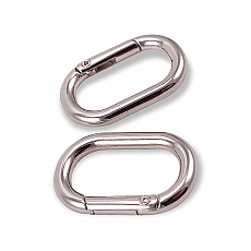 Oval Spring Ring 15 mm Key Chain Ring - Clamp A 460