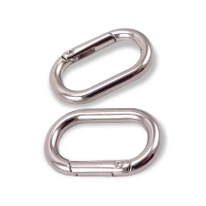 Oval Spring Ring 15 mm Key Chain Ring - Clamp A 460