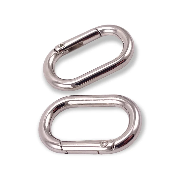 Oval Spring Ring 15 mm Key Chain Ring - Clamp A 460