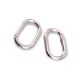 Oval Spring Ring 15 mm Key Chain Ring - Clamp A 460