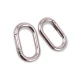 Oval Spring Ring 15 mm Key Chain Ring - Clamp A 460