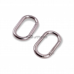 Oval Spring Ring 16 mm Key Chain Ring - Clamp A 461