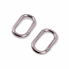 Oval Spring Ring 16 mm Key Chain Ring - Clamp A 461