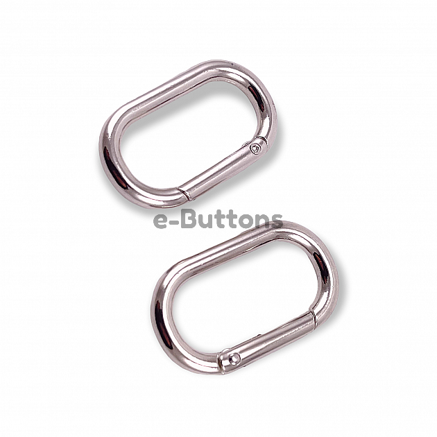 Oval Spring Ring 16 mm Key Chain Ring - Clamp A 461