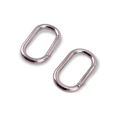 Oval Spring Ring 16 mm Key Chain Ring - Clamp A 461