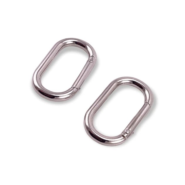 Oval Spring Ring 16 mm Key Chain Ring - Clamp A 461