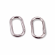 Oval Yaylı Halka 16 mm  Anahtarlık Halkası - Açılıp Kapanan Kelepçe A 461