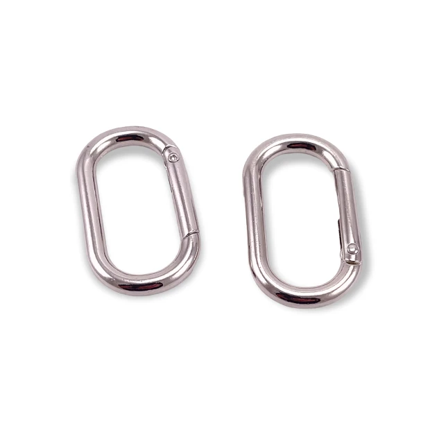 Oval Spring Ring 16 mm Key Chain Ring - Clamp A 461