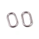Oval Spring Ring 16 mm Key Chain Ring - Clamp A 461
