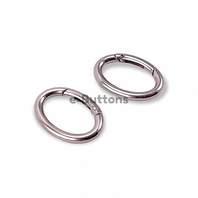 Oval Spring Ring 3 cm Ellipse Shape Metal Spring Bag Ring A 468