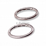 Oval Spring Ring 4 cm Ellipse Shape Metal Spring Bag Ring A 469