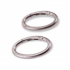 Oval Yaylı Halka Elips Şekil 6,5 cm Metal Yaylı Çanta Halkası A 469