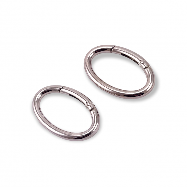 Oval Yaylı Halka Elips Şekil 4 cm Metal Yaylı Çanta Halkası A 469 Oval Yaylı Halka Elips Şekil 4 cm Metal Yaylı Çanta Halkası A 469