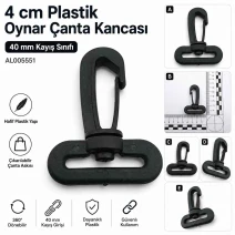 4 cm Plastik Oynar Çanta Kancası AL005551