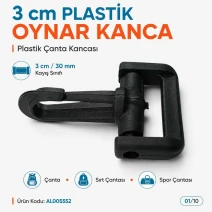 3 cm Plastik Oynar Çanta Kancası AL005552