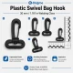 3 cm Plastik Oynar Çanta Kancası AL005552, dayanıklı zamak metal malzemeden üretilmiştir, çanta askıları ve aksesuarlar için