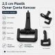 2,5 cm Plastik Oynar Çanta Kancası AL005553, dayanıklı zamak metal malzemeden üretilmiş, estetik görünüm ve pratik kullanım