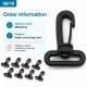 2.5 cm Plastic Swivel Bag Hook for 25 mm Webbing - Durable and Lightweight Connection for Bags