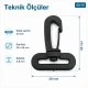 30 mm / 1.2 in Plastic Swivel Bag Hook AL005555-2