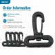 30 mm / 1.2 in Plastic Swivel Bag Hook AL005555-2