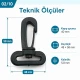 40 mm Plastic Swivel Bag Hook for 40 mm Webbing, durable plastic construction, ideal for secure bag strap connections