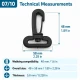 40 mm Plastic Swivel Bag Hook for 40 mm Webbing, durable plastic construction, ideal for secure bag strap connections