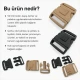 5 cm / 1.97 in Top-Lock Plastic Side-Release Bandolier Buckle made from durable PP material, ideal for bags and workwear