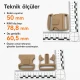 5 cm / 1.97 in Top-Lock Plastic Side-Release Bandolier Buckle made from durable PP material, ideal for bags and workwear