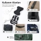 Side-Release Buckle 2.5 cm / 1 in Curved Plastic Snap Buckle for Bags and Webbing, durable and versatile fastening solution