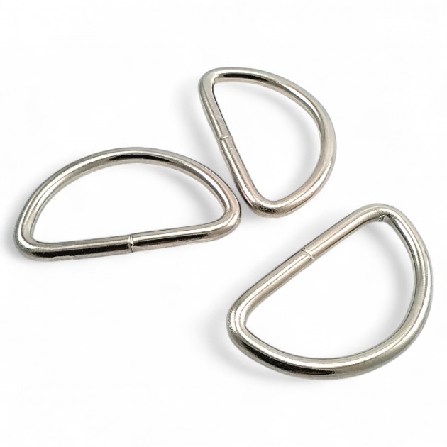 Iron D Buckle 5 cm / 2" - Welded D Adjustment Buckle AL004210