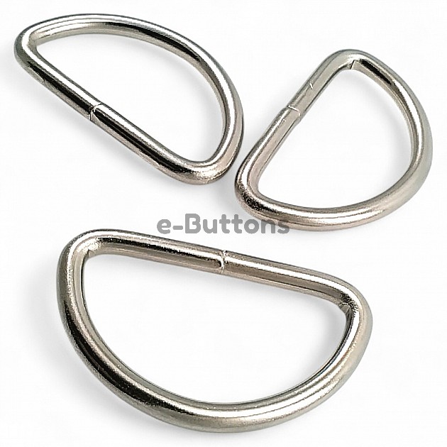 Iron D Buckle 5 cm / 2" - Welded D Adjustment Buckle AL004210